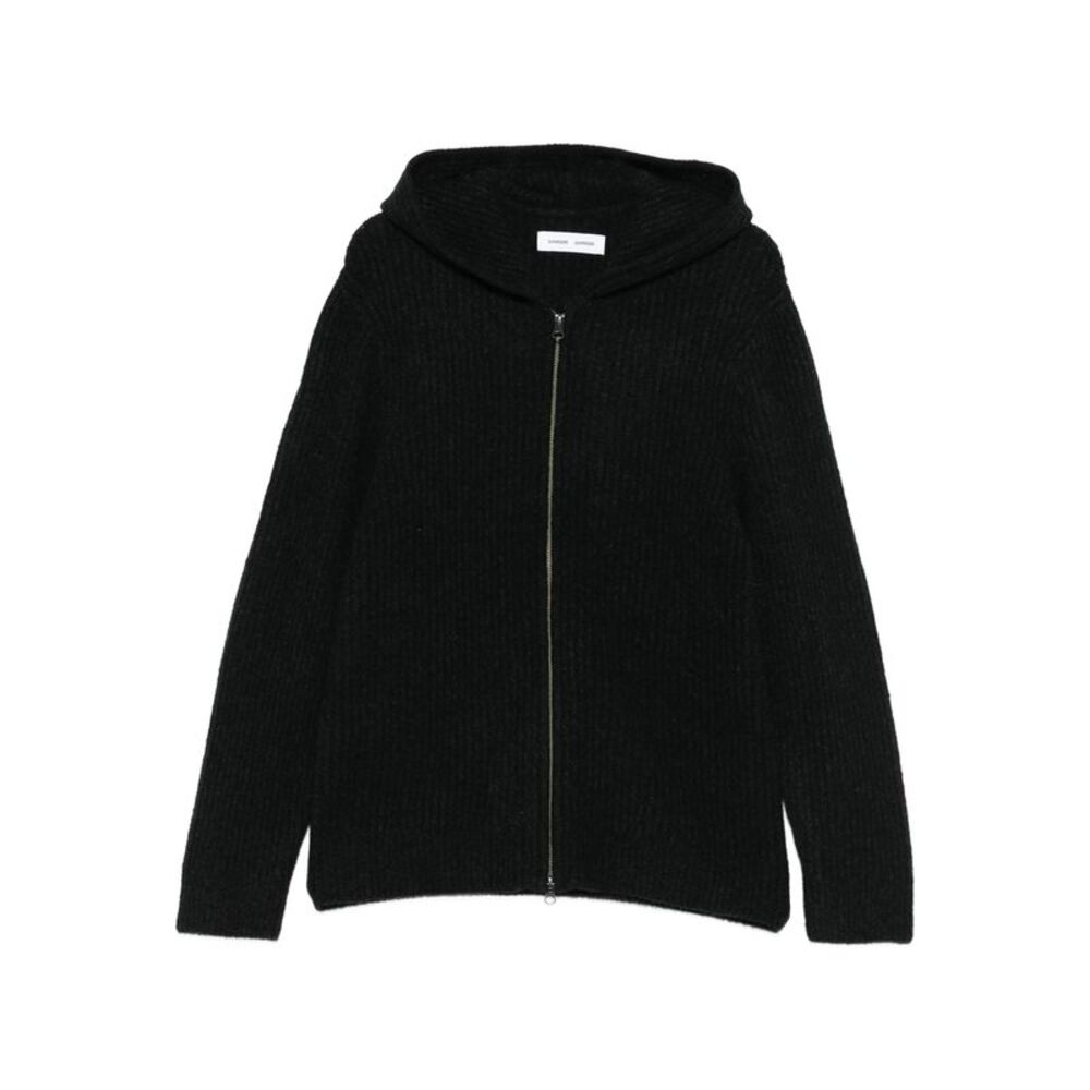 Samsoe Samsoe Black Sweaters & Knitwear - Hoodies Men